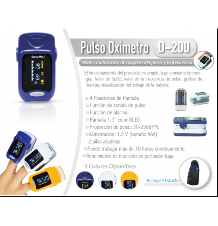PULSO OXIMETRO D-200