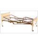CAMA P/HOSP. 5 POS. C/PANEL ESMALT. EN CABECERAS C/DOS MANIVELAS C/RUEDAS S/COLCHON Y S/BARAND. 