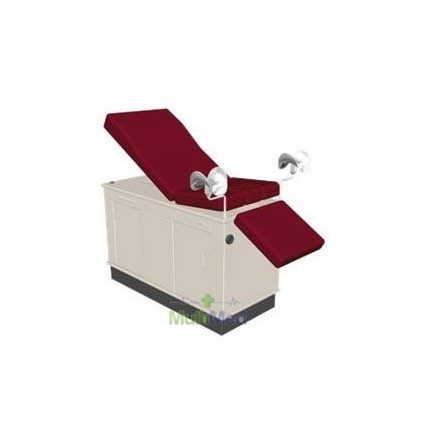 Mesa exp. Futuro c/pierneras de aluminio y banqueta de altura